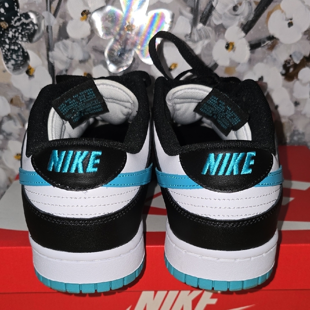 Nike Dunk Low Retro White Dusty Cactus -Black Men's Size 11.5 - Picture 7 of 11